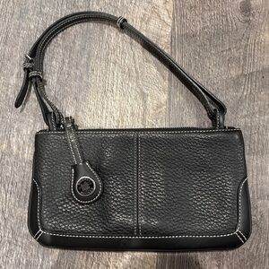 Vintage Dooney & Bourke Hand Bag All Weather Pebbled  Leather